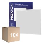Mehrfachpackung 10x Noxion LED Panel Ecowhite V4.0 28W 3360lm - 830-840-865 CCT | 60x60cm - UGR <19 - Philips driver