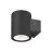 SLV Oculus Up/Down Wandleuchte Aluminium Schwarz 15W 1110lm - 920-930 Dim To Warm | Höchste Farbwiedergabe - Dimmbar 