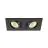 SLV New Tria 155 Spot Aluminium Schwarz Quadrat 14W 640lm 38D - 930 Warmweiß | Höchste Farbwiedergabe - Dimmbar 
