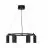 Nordlux Vico Pendelleuchte Aluminium und Metall Schwarz | 534mm - Geeignet für 6x GU10