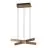 Eglo Connect.Z Smart Pendelleuchte Folcino-Z Stahl Bronze, Schwarz 36W 3720lm - 827-865 Abstimmbares Weiß + RGB | Dimmbar