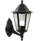 Nordlux Cardiff Up Wandleuchte Aluminium Schwarz | Geeignet für 1x E27