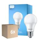 Mehrfachpackung 6x Philips Corepro LED Glühbirne E27 Birne Matt 10W 1055lm - 840 Kaltweiß | Ersatz für 75W